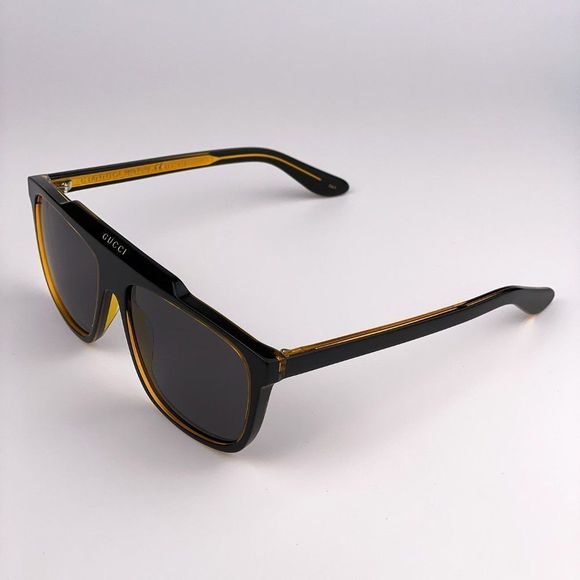 GUCCI GG1039S 001 Black Gray Aviator Men Sunglasses - Picture 6 of 11